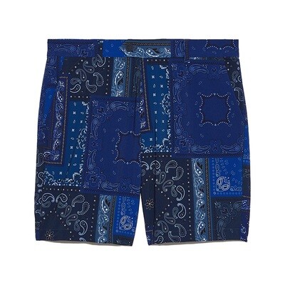 G/FORE Men’s Bandana Print Maverick 4-Way Stretch Short (Twilight)