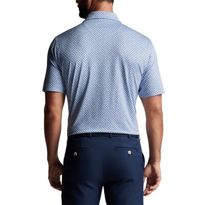 Peter Millar Men's Piña Skullada Performance Jersey Polo