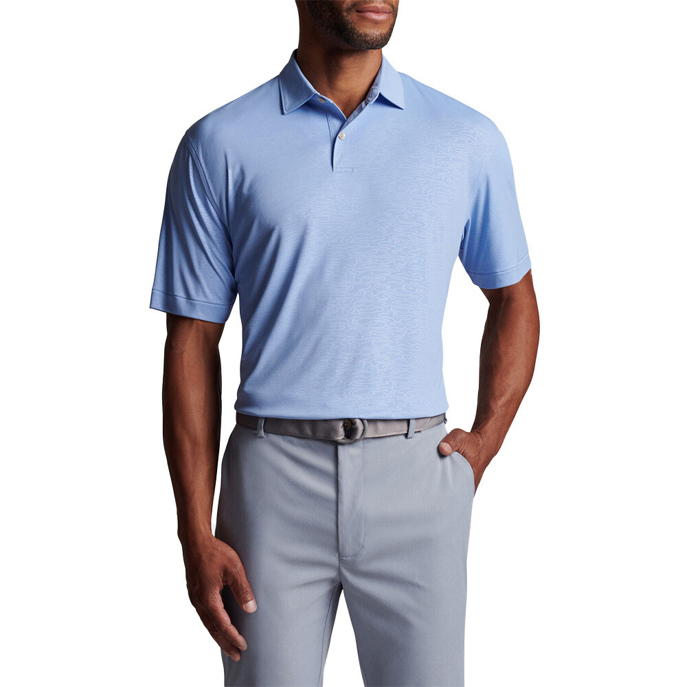 Peter Millar Men's Featherweight Course Camo Polo, SIZES: S
