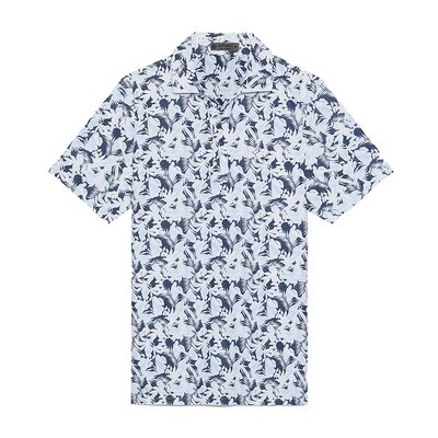 G/FORE Men's Floral Tech Piqué Slim Fit Polo