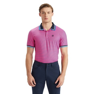 G/FORE Men's Skull &amp; T’s 3D Tech Jersey Tailored Polo