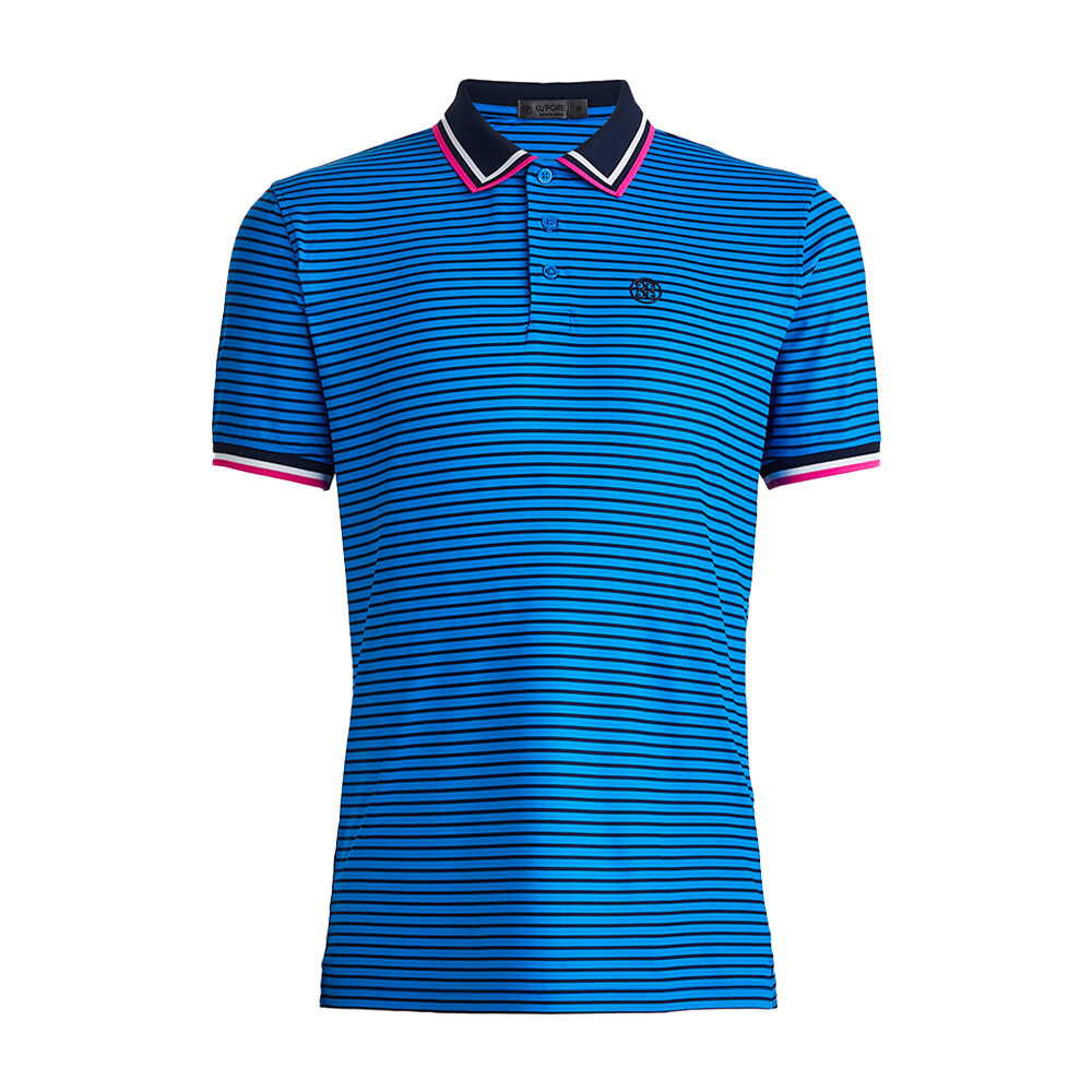 G/FORE Men’s Skull &amp; T’s 3D Tech Jersey Tailored Polo, COLOR: Racer, SIZES: S