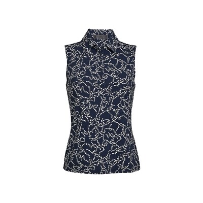 G/FORE Women’s Stardust Silky Tech Nylon Sleeveless Polo