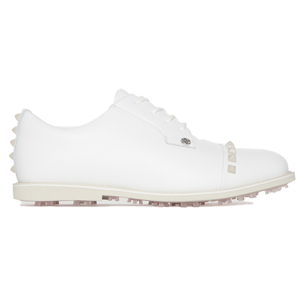 G/FORE Women's Gallivanter Leather Golf Shoes, COLOR: Stone, SIZE: 6