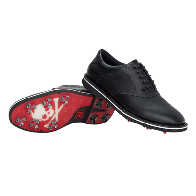 G/FORE Men's G/Lock Gallivanter Pebble Leather Saddle Golf Shoes