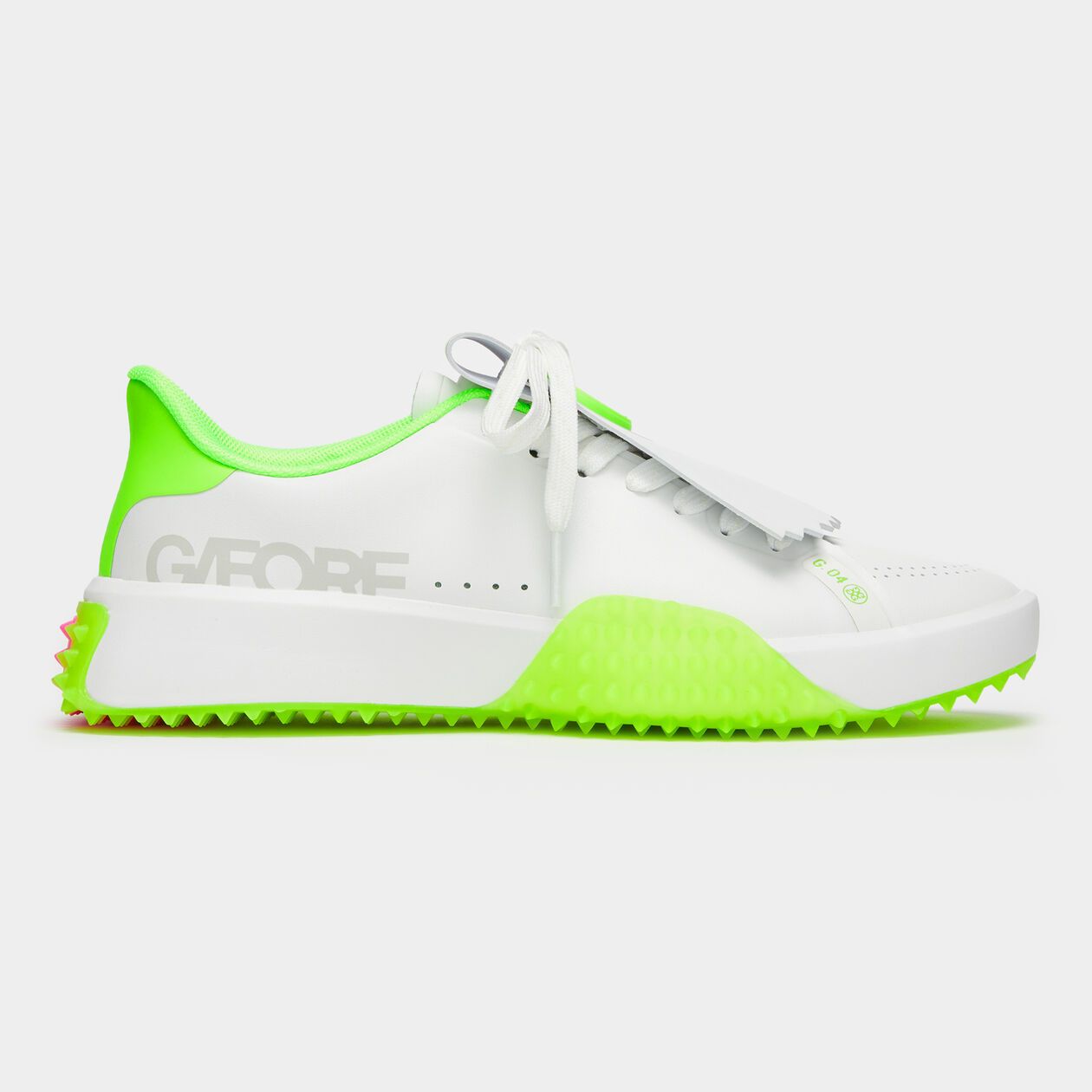 G/FORE Women's G.112 P.U. Leather Kiltie Golf Shoes, COLOR: Seaglass, SIZE: 6