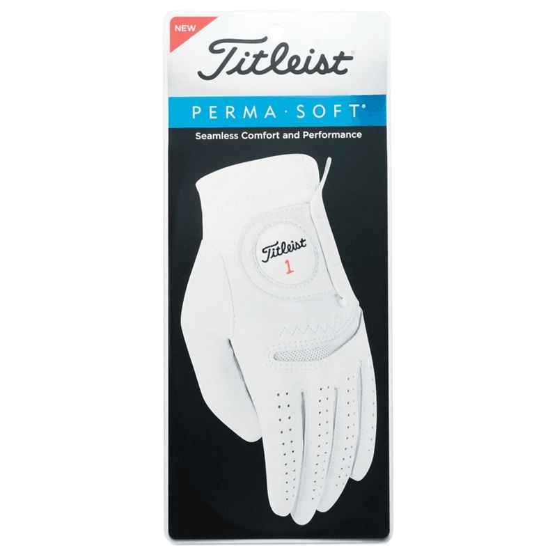 Titleist Perma-Soft Gloves, Size: 18, Color: White