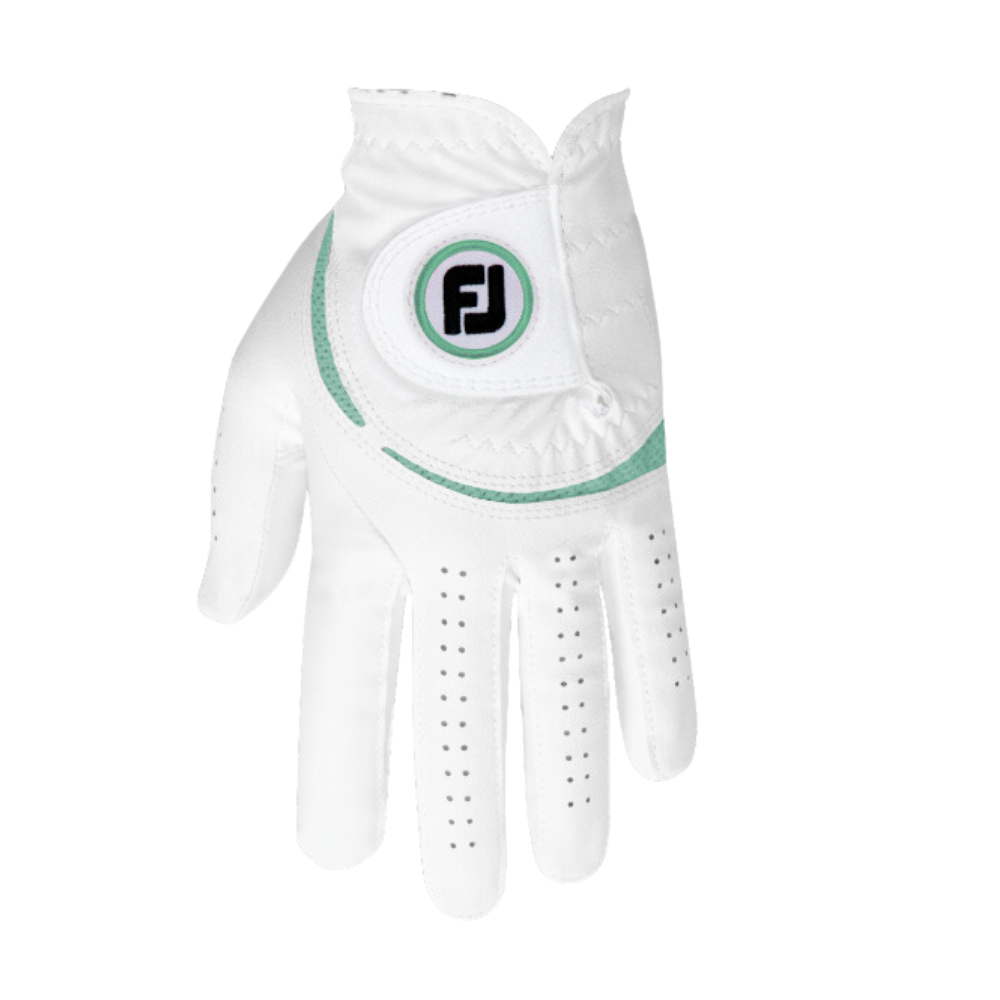 Footjoy WeatherSof Women's Golf Gloves, Size: 18, Color: Seaglass