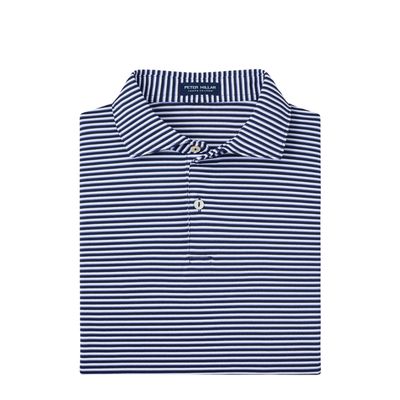 Peter Millar Men's Tempo Performance Mesh Polo Navy