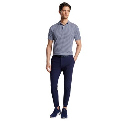 Peter Millar Men's Tempo Performance Mesh Polo Navy