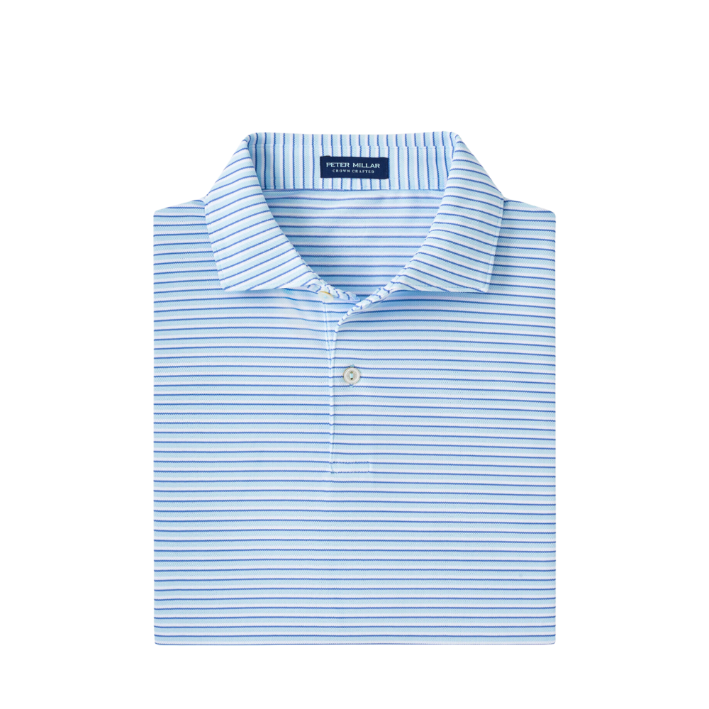 Peter Millar Men's Tempo Performance Mesh Polo Iceaq, Size: S