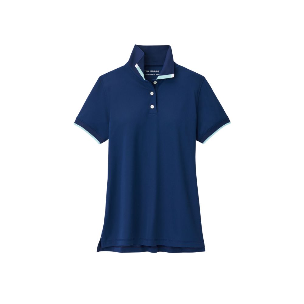 Peter Millar Women's Whitworth Sport Mesh Polo Navy, Size: XS