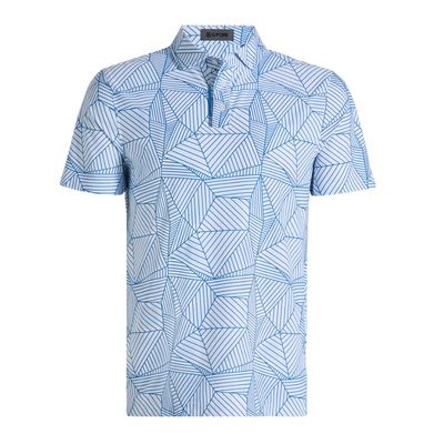 G/FORE Men's Geometric Tech Pique Polo