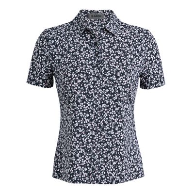 G/FORE Women's Ditsy Floral Silky Tech Nylon Polo