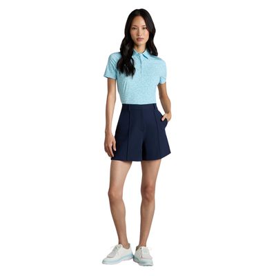 G/FORE Women's Ditsy Floral Silky Tech Nylon Polo