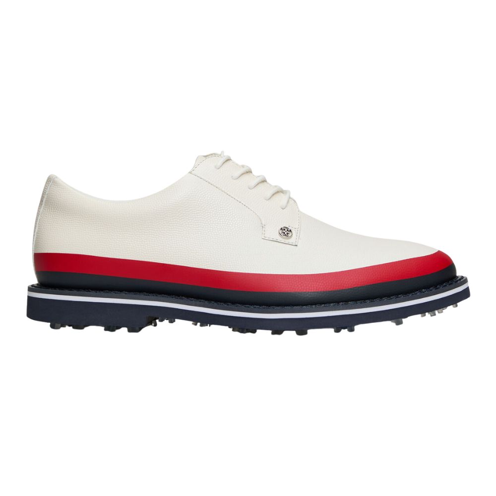 G/FORE Men's Gallivanter Tuxedo Stripe Leather Golf Shoes