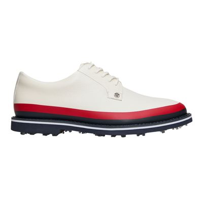 G/FORE Men's Gallivanter Tuxedo Stripe Leather Golf Shoes