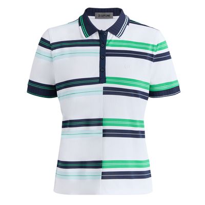 G/FORE Women’s Engineered Stripe Tech Piqué Polo