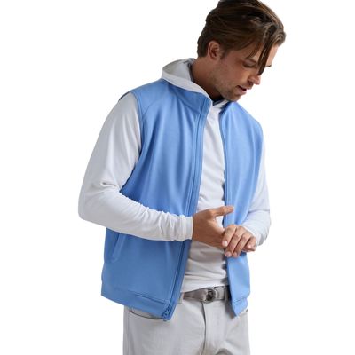 Peter Millar Men's Cradle Piqué Performance Full-Zip Vest