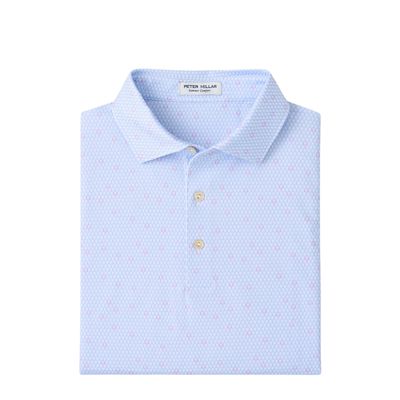 Peter Millar Men's Geo Skull Performance Jersey Polo