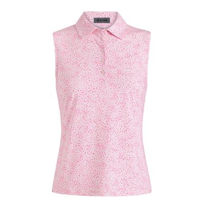 G/FORE Women's Fireworks Silky Tech Nylon Sleeveless Polo