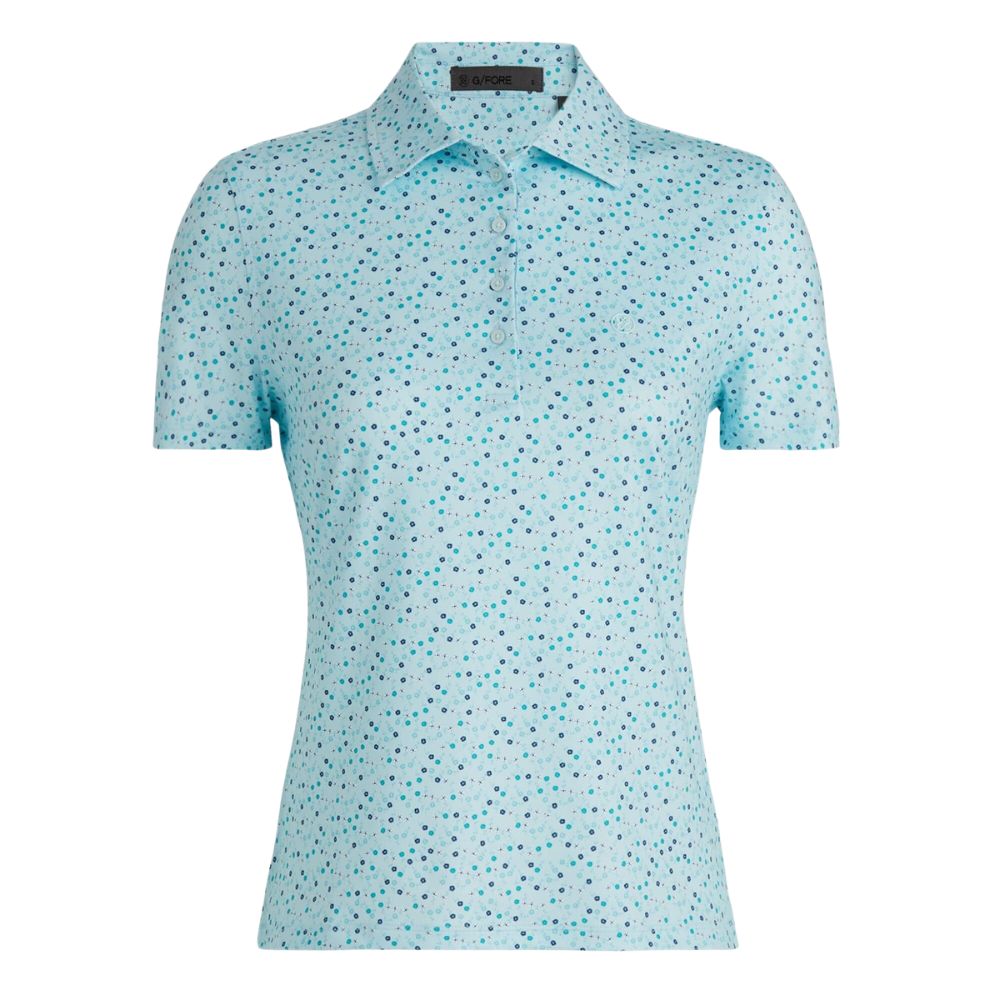 G/FORE Women's Aye Poppy Tech Jersey Polo