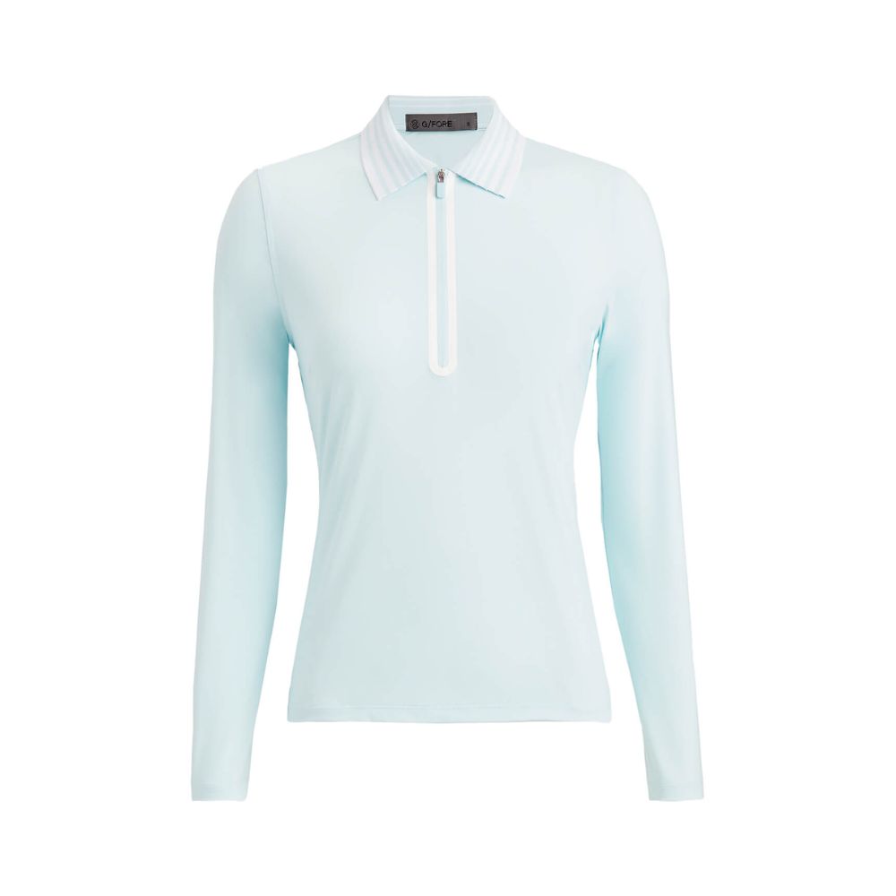 G/FORE Women's Daybreak Silky Tech Nylon Quarter-Zip Polo