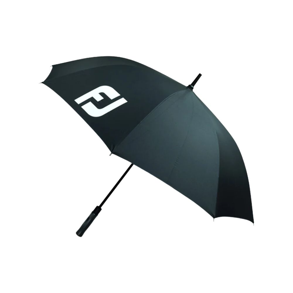 Footjoy Lightweight Umbrella Black With White Logo