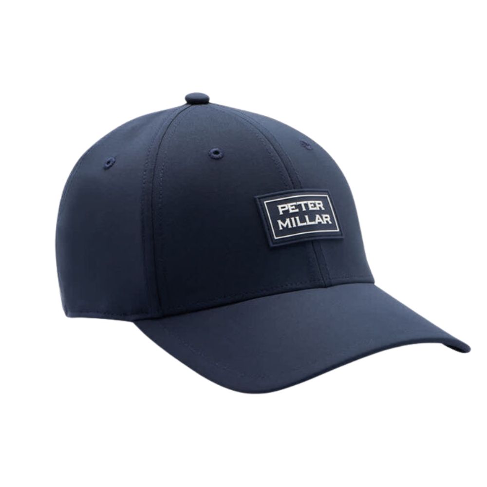 Peter Millar Men's Pursuit Performance Stacked Logo Hat