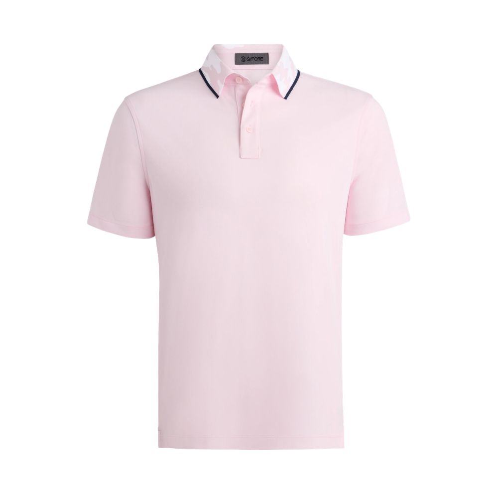 G/FORE Men's Camo Collar Performance Piqué Polo