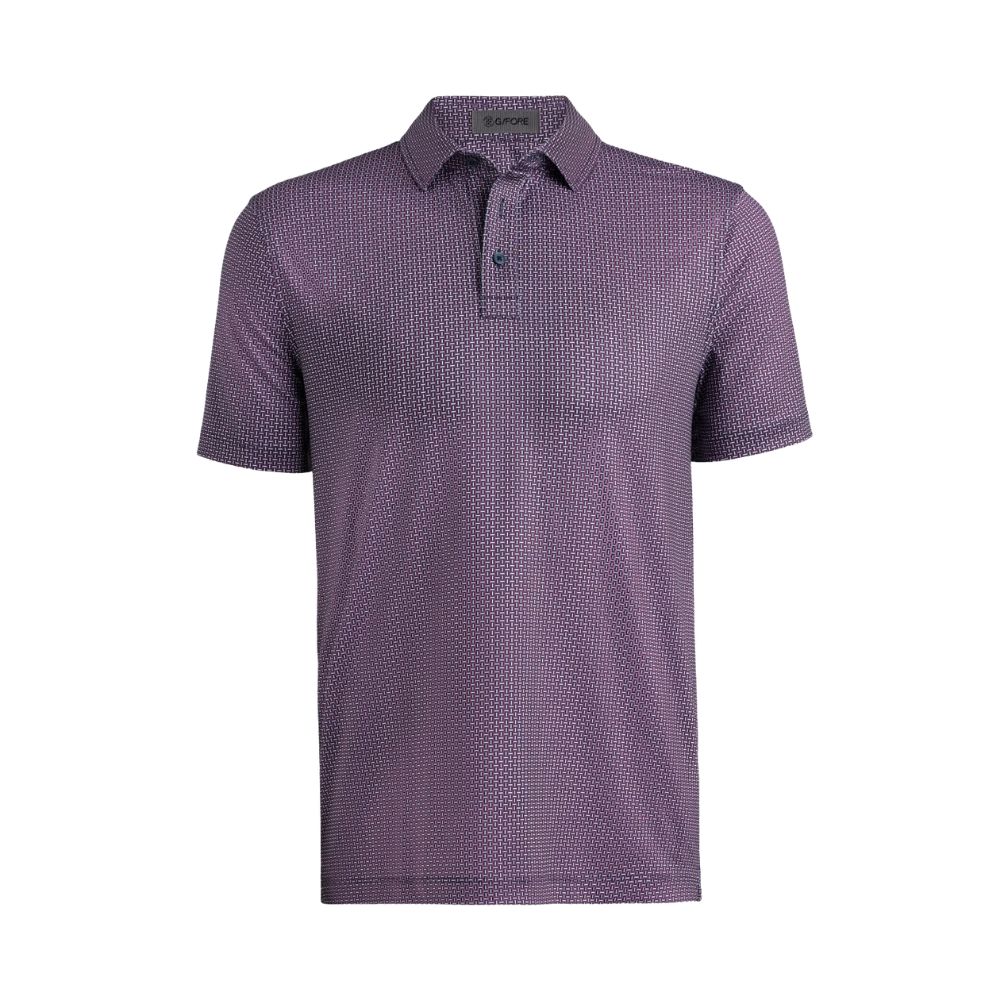 G/FORE Men's Mod Geo Tech Jersey Polo