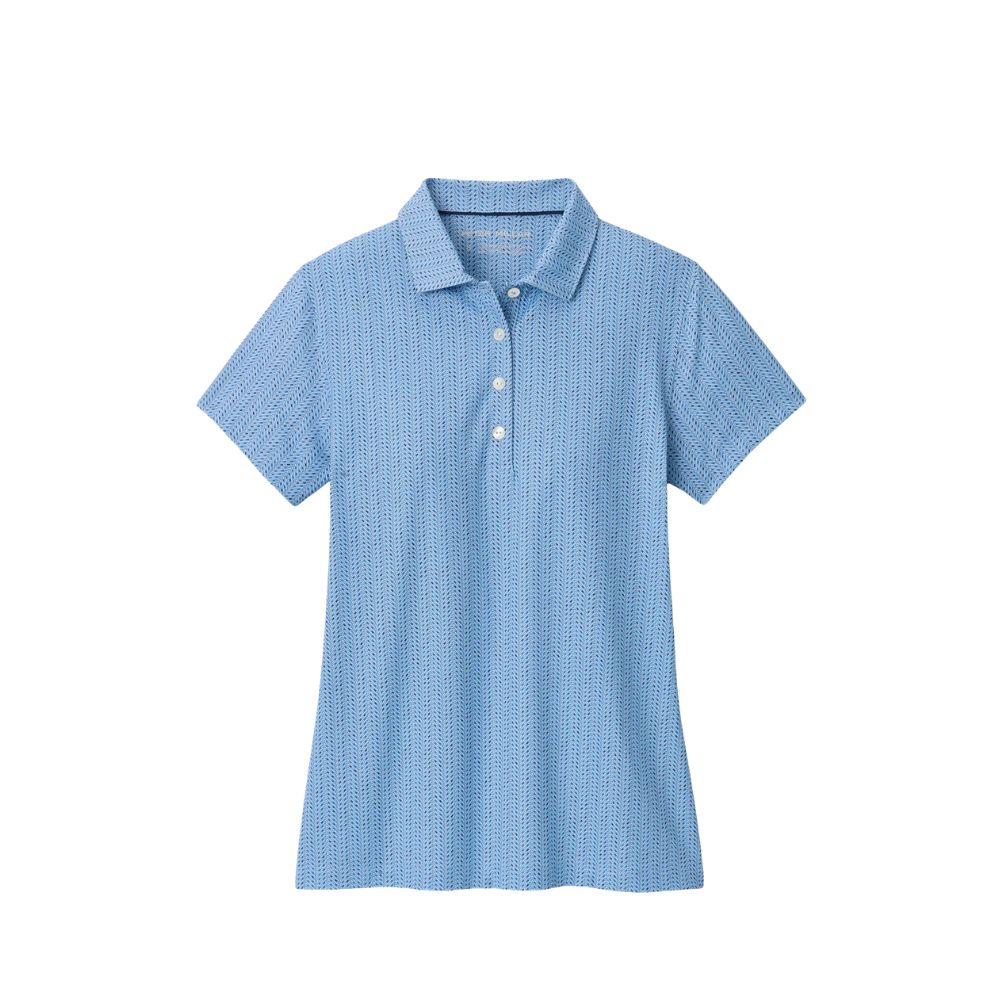 Peter Millar Women's Herringbone Tees Short-Sleeve Jersey Polo