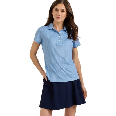 Peter Millar Women's Herringbone Tees Short-Sleeve Jersey Polo