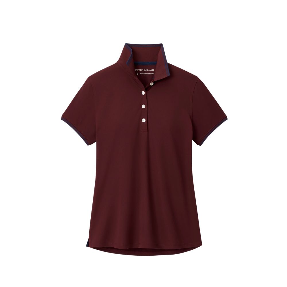 Peter Millar Women's  Canterbury Tipped Sport Mesh Short-Sleeve Polo