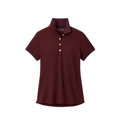 Peter Millar Women's  Canterbury Tipped Sport Mesh Short-Sleeve Polo