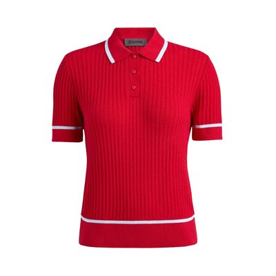 G/FORE Women's Summer Friday Textured Knit Polo