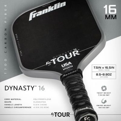 Franklin FS Tour Dynasty Pickleball Paddle 16MM