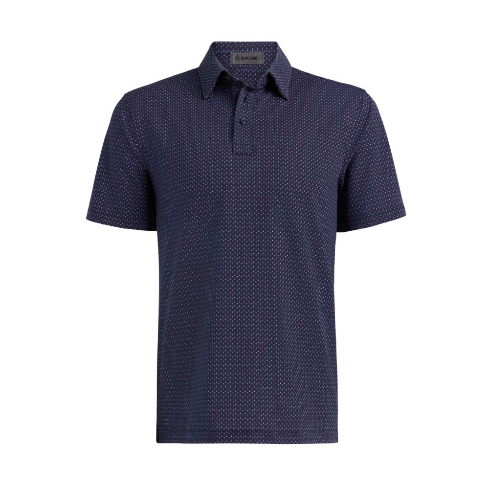 G/FORE Men's All Play Spade Geo Stretch Knit Polo