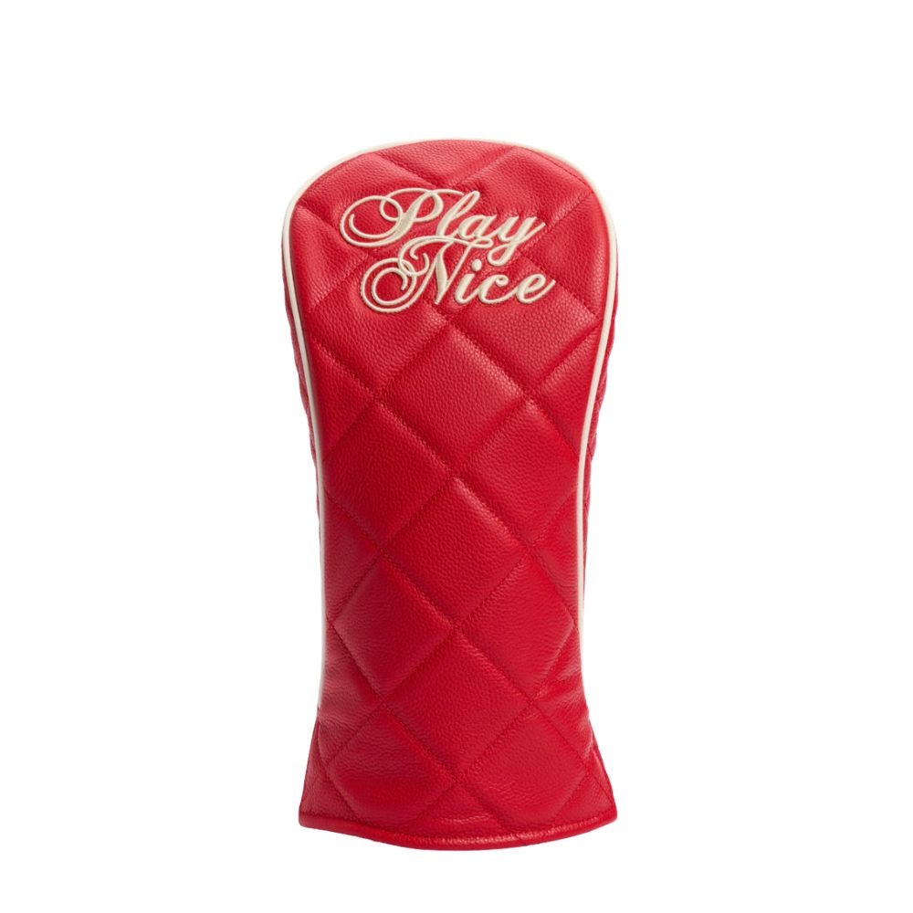 G/FORE Play Nice Quilted Leather Driver Headcover