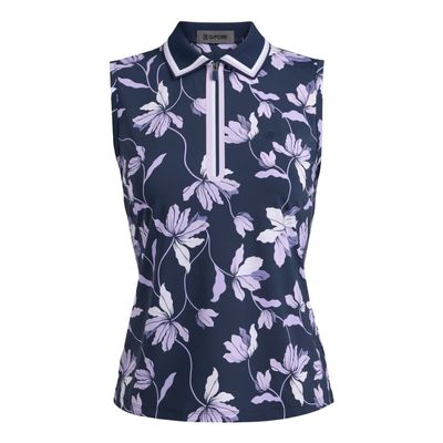 G/FORE Women’s Iris Silky Tech Nylon Sleeveless Polo