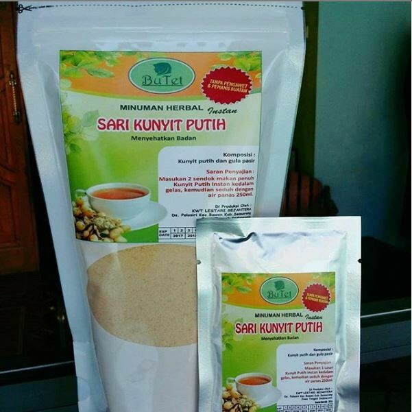 Sari Kunyit Putih instant