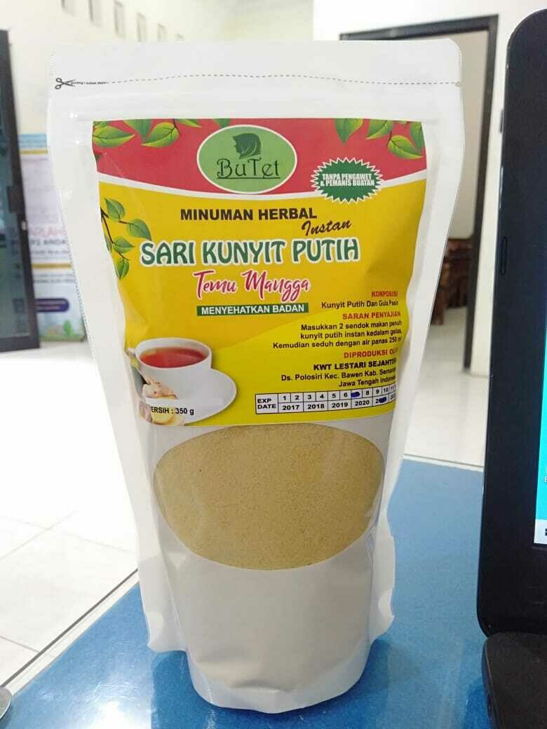 Sari Kunyit Putih Temu Mangga instant