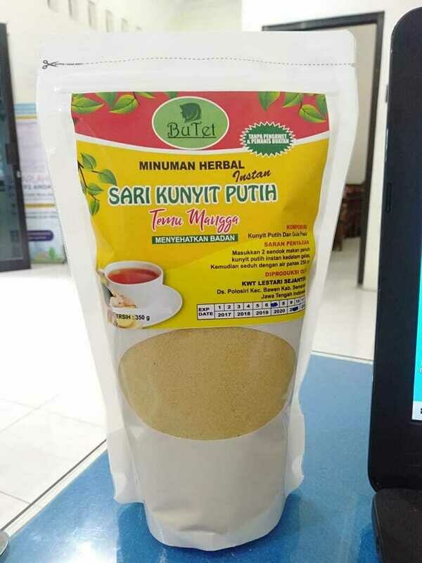 Sari Kunyit Putih Temu Mangga instant