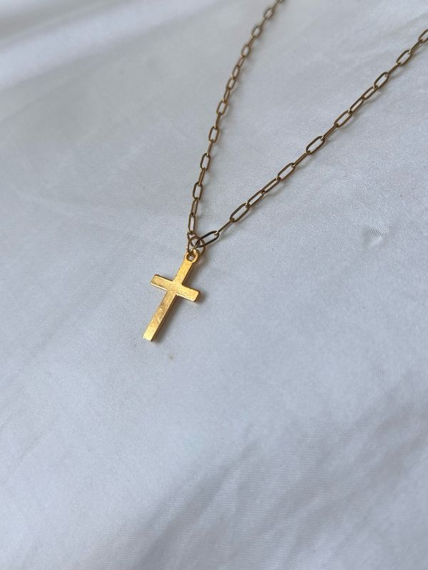 Gold Cross Necklace