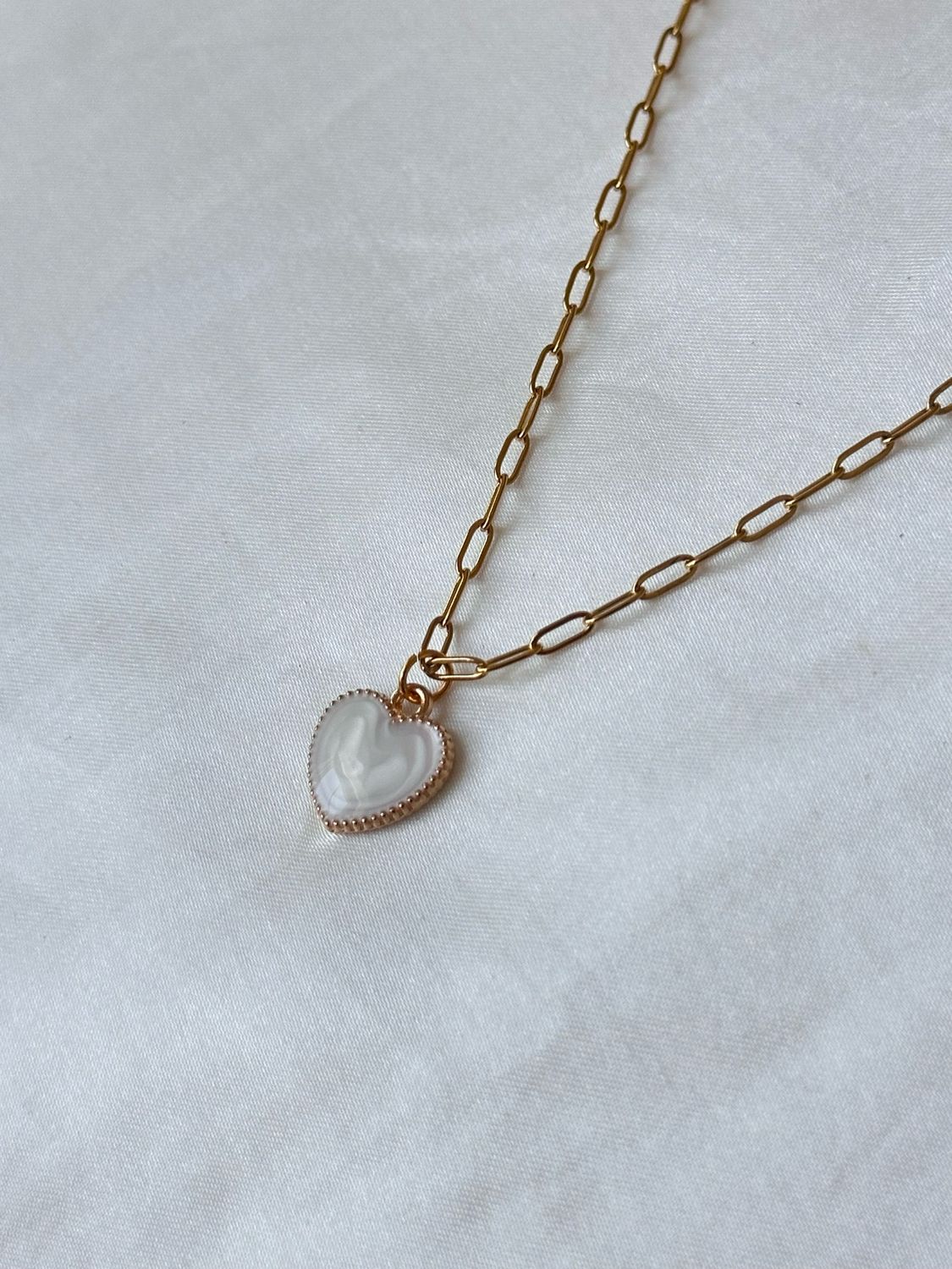 Pearl Heart Necklace