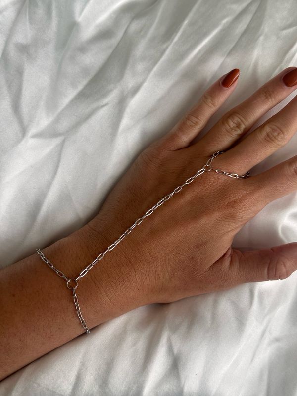 Silver Hand Chain
