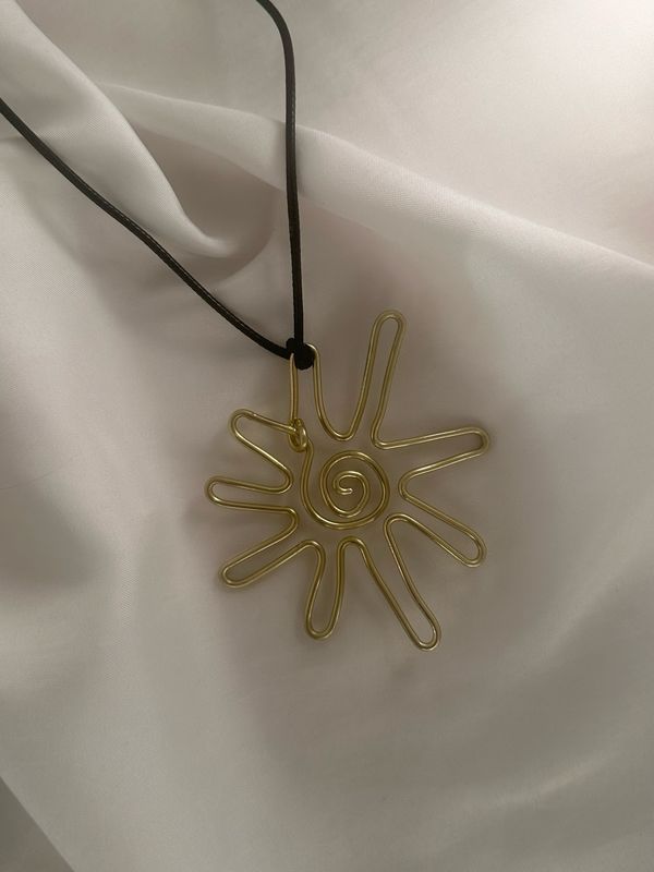 Gold Sun Necklace