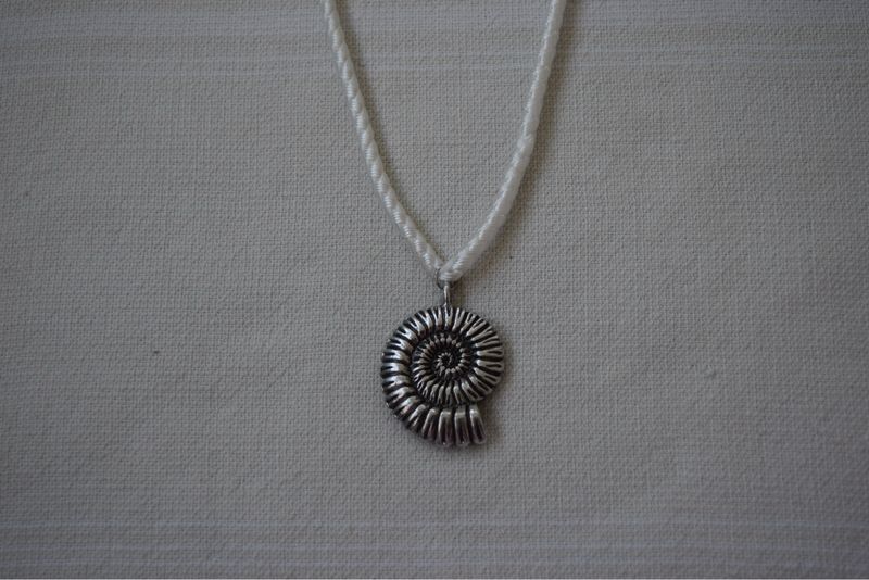 Silver Conch Necklace