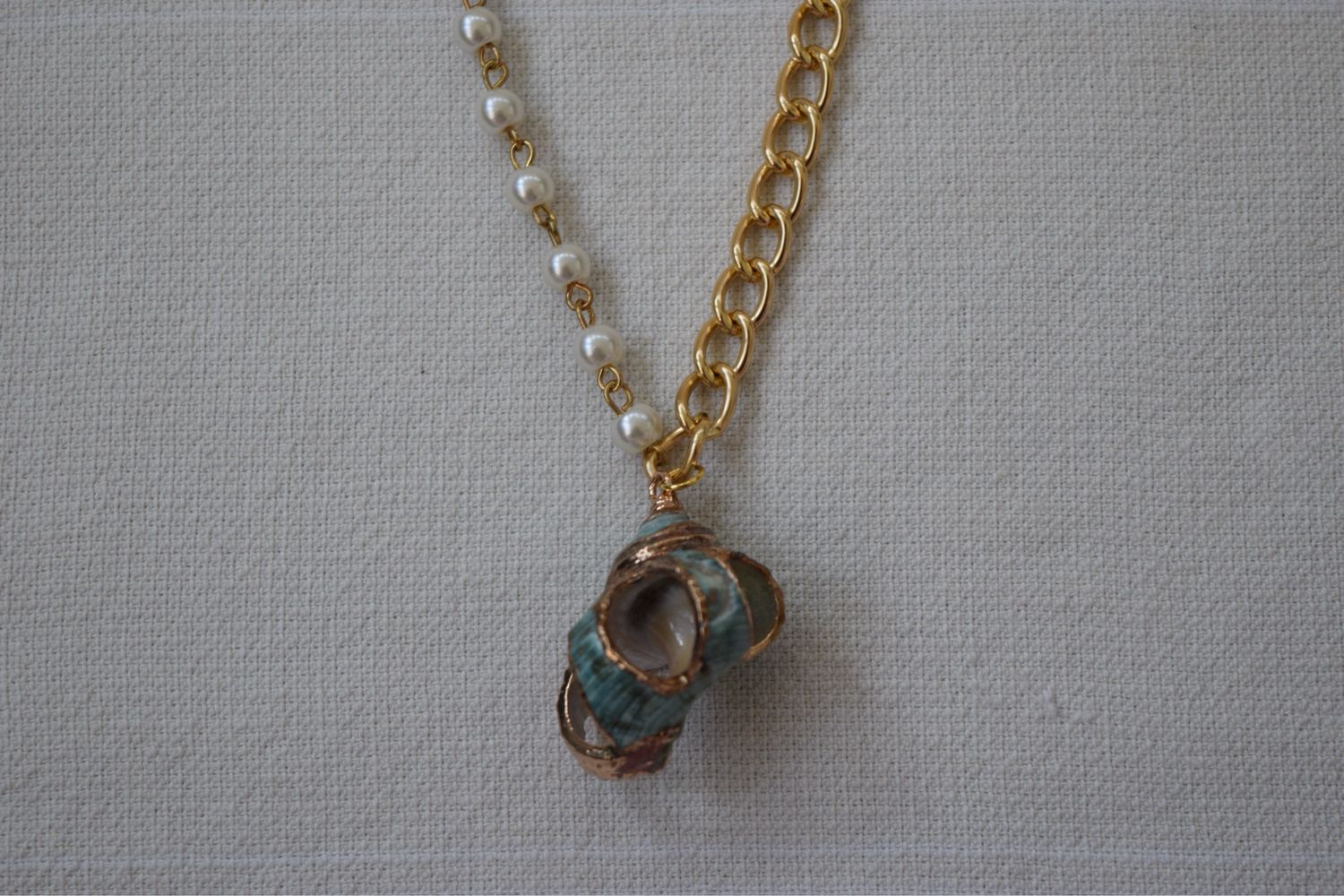 Green Shell Necklace