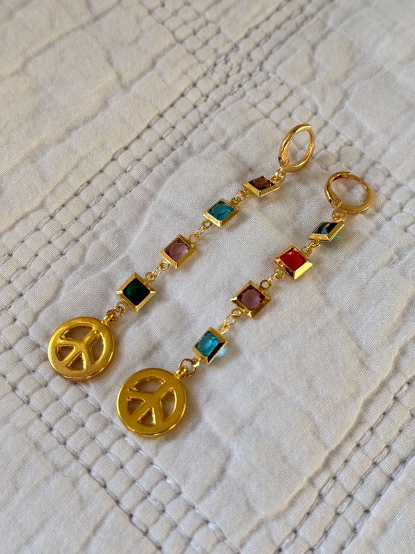 Peace Sign Earrings
